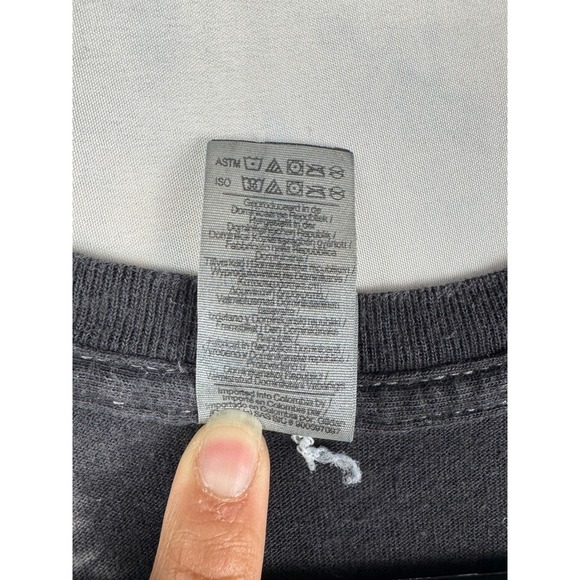 Gorillaz Band Graphic T Shirt Large Gildan Heavy Cotton Black Tie Dye Tee - Picture 12 of 12